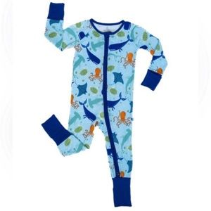 Little Sleepies Marine Life Footie 🐳🐢🐙